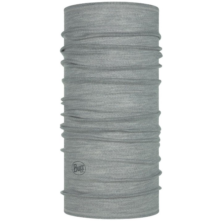 Headwear multifuncțional Buff Merino Lightweight Neckwear Light Grey