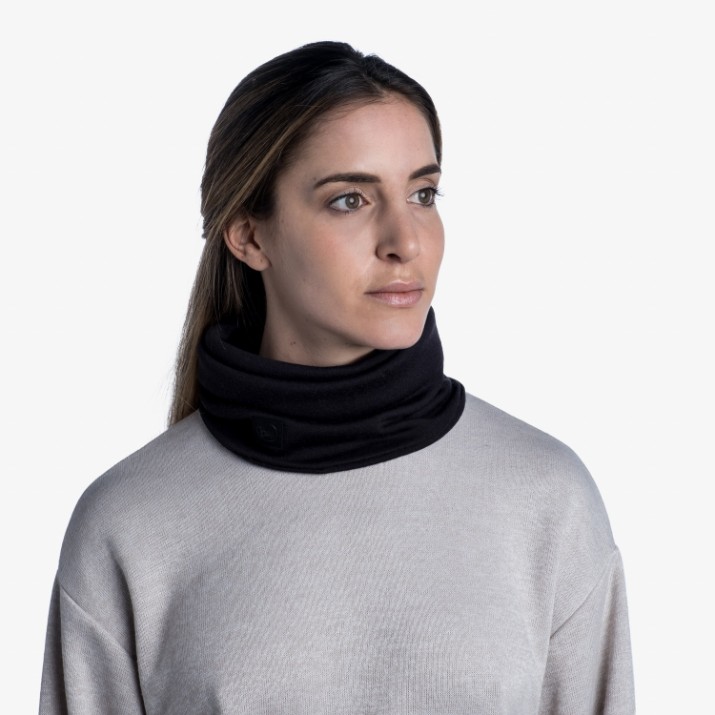 Мультифункциональная повязка Buff Merino Heavyweight Neckwarmer Black