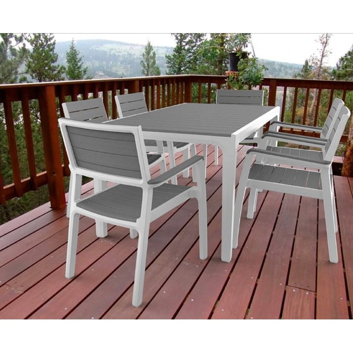 Masă Keter Harmony White/Gray (236051)