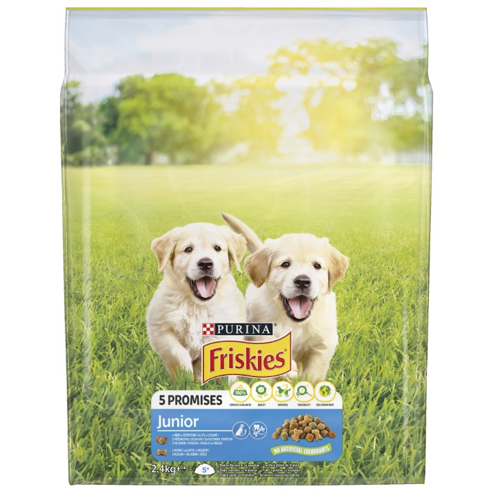Hrană uscată pentru câini Purina Friskies Vitafit Junior 2.4kg