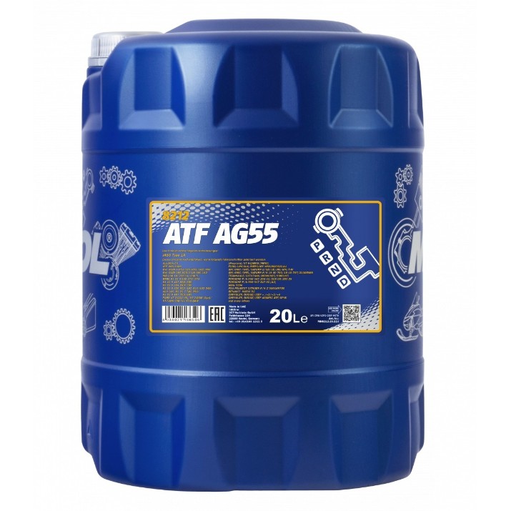 Трансмиссионное масло Mannol ATF AG55 8212 20L