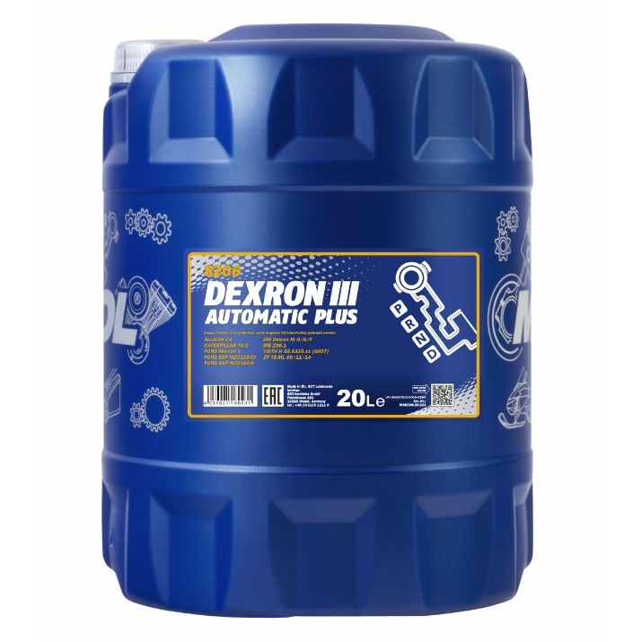 Ulei de transmisie auto Mannol Dexron III Automatic Plus 8206 20L