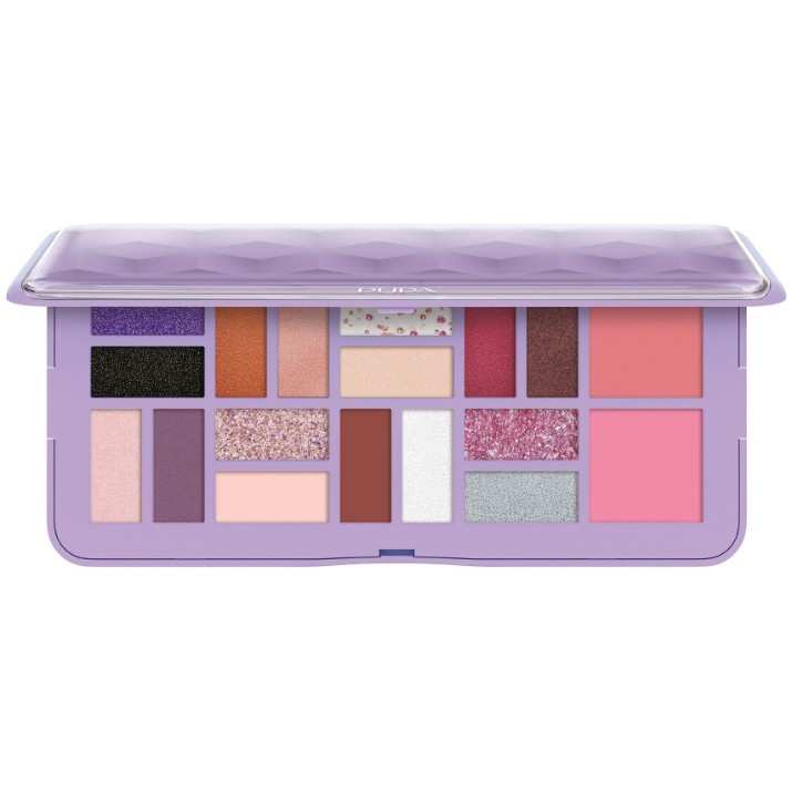 Paleta de machiaj Pupa Palette M 3D Effects 001 Lilac