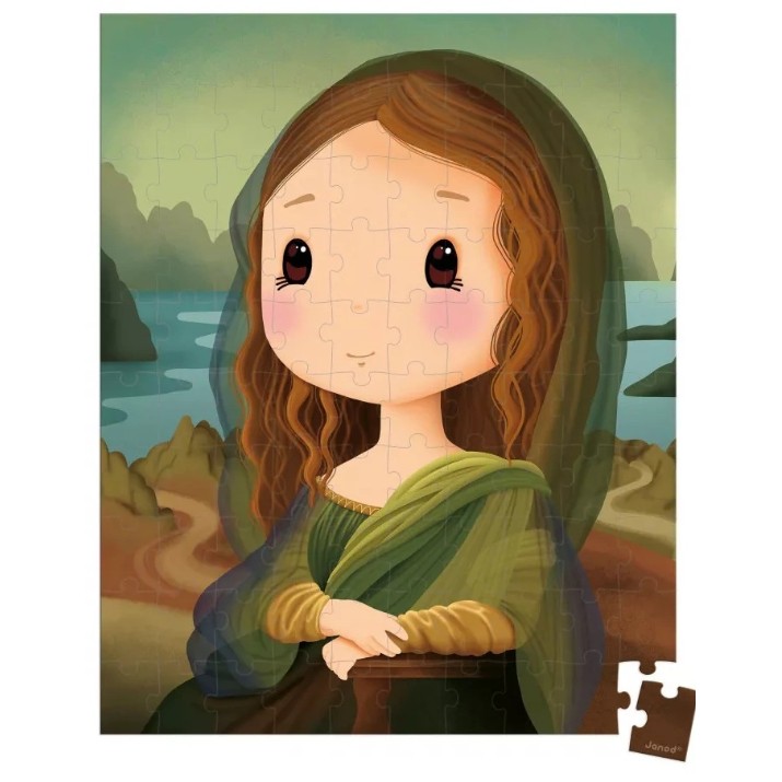 Puzzle Janod 100 Inspirat De Leonardo Da Vinci J02579
