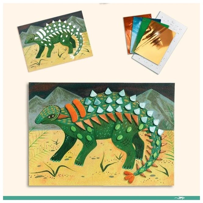 Set de decorare Djeco Dino Box DJ09331