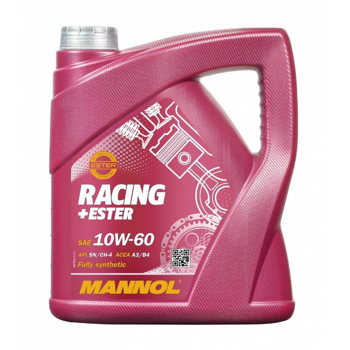 Моторное масло Mannol Racing+Ester 10W-60 7902 4L