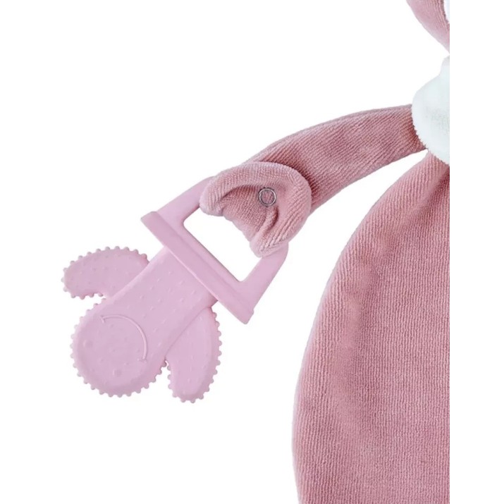 Игрушка-прорезыватель BabyJem Sleeping Friend Pink (680)