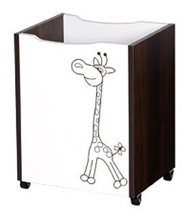 Cutie depozitare pentru jucării Albero Mio Safari Giraffe Beige Nuts