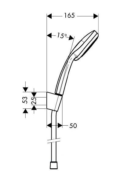 Душевой набор Hansgrohe Croma 100 Vario/Porter’S (27594000)