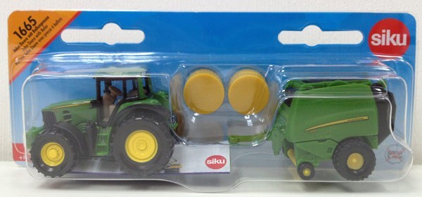 Tractor Siku John Deere Tractor with Baler (1665)