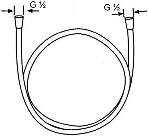 Душевой шланг Kludi Amphora NewWaves (5705805-00)