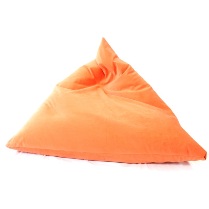 Fotoliu puf Because Triangle Orange XL