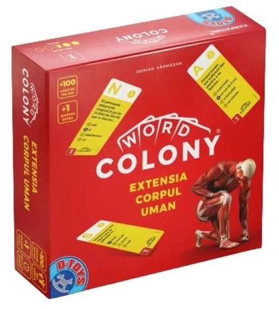 Настольная игра D-Toys Word Colony Extensia Corpul Uman