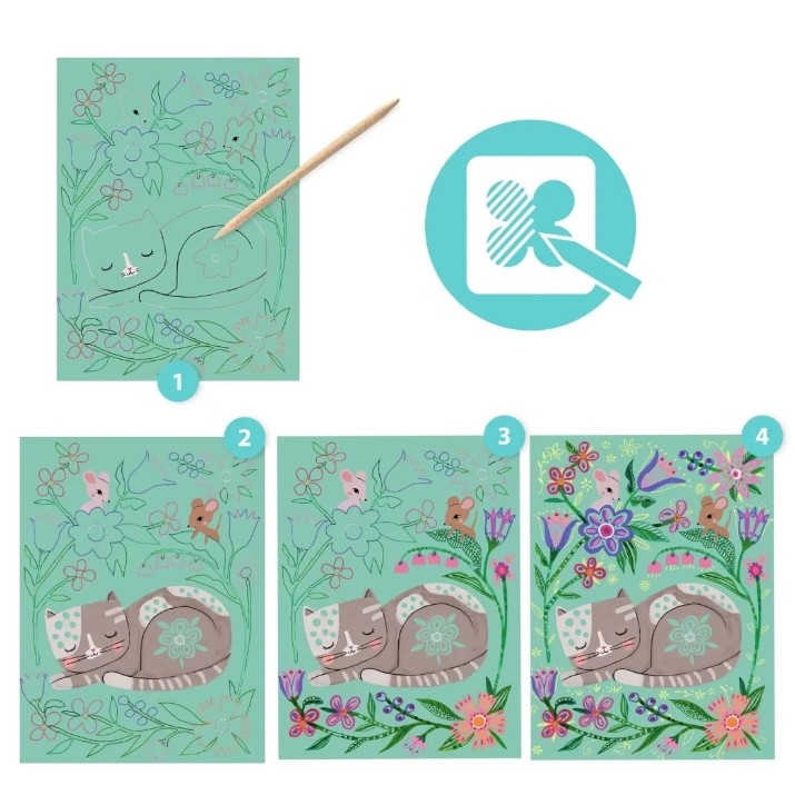 Set de decorare Djeco Encounters DJ09717