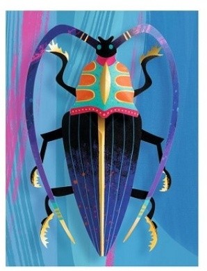 Набор для декорирования Djeco Paper Bugs DJ09449
