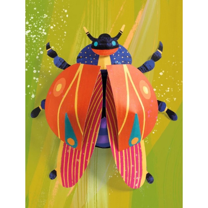 Set de decorare Djeco Paper Bugs DJ09449