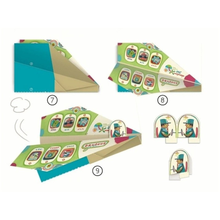 Set de decorare Djeco Planes DJ08760