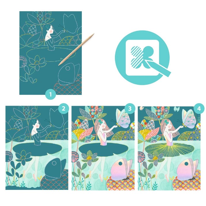 Set de decorare Djeco The Pond DJ09716