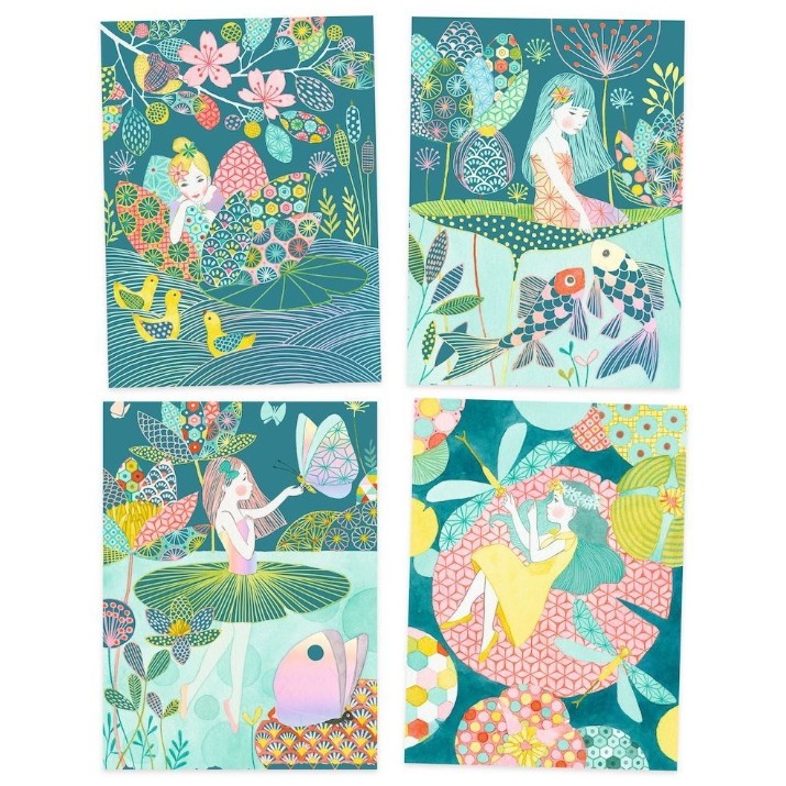 Set de decorare Djeco The Pond DJ09716