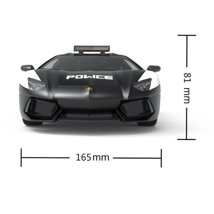 Jucărie teleghidată KS Drive Lamborghini Aventador Police (114GLPCWB)