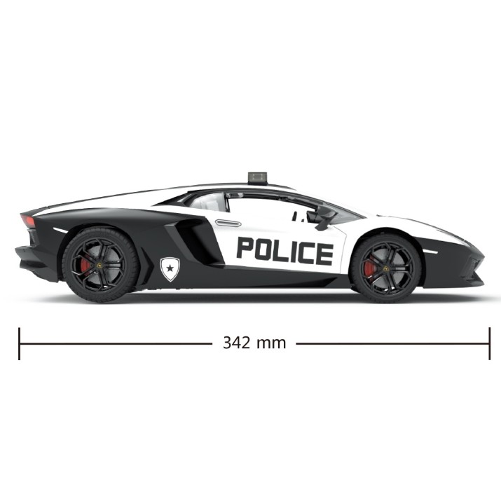 Jucărie teleghidată KS Drive Lamborghini Aventador Police (114GLPCWB)