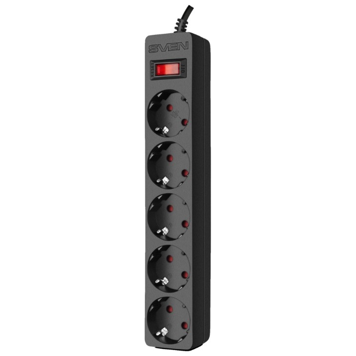 Protecţie împotriva supratensiunii Sven SF-05E 1.8m Black