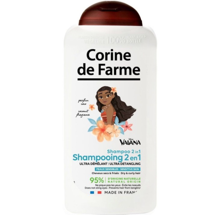 Șampon pentru bebeluși Corine de Farme Vaiana 2in1 Shampoo 300ml