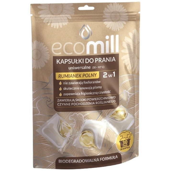 Капсулы для стирки Ecomill 2in1 Chamomile 30pcs