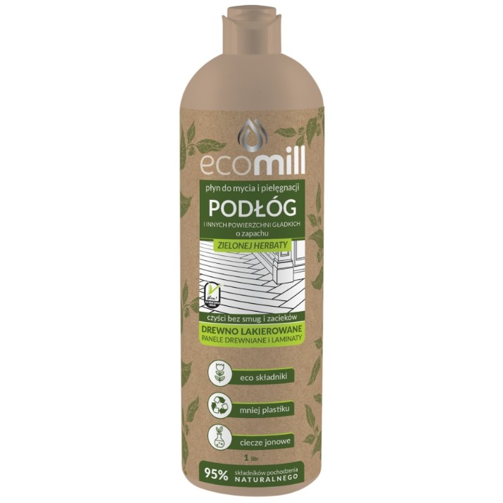 Средство для ухода за полом Ecomill Wood & Laminate Green Tea 1000ml