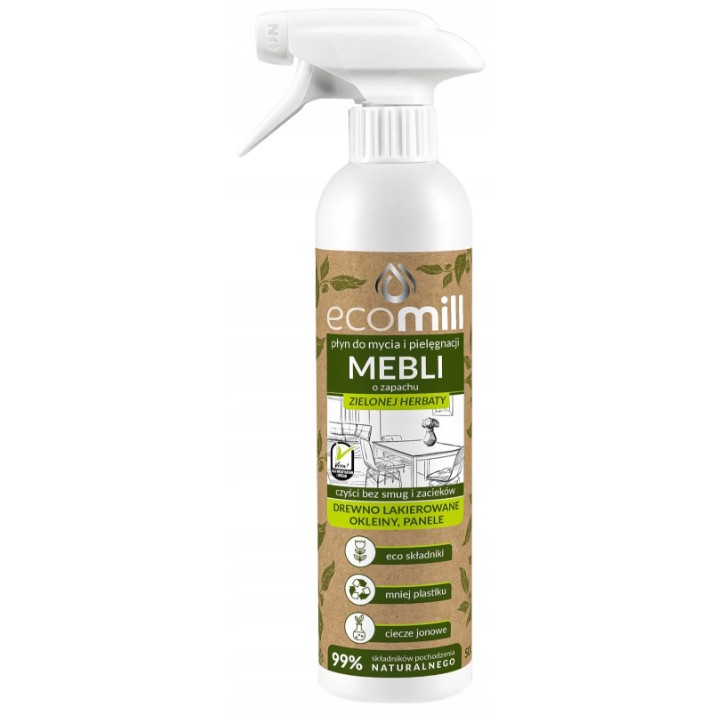 Produse de curățare pentru pardosele Ecomill Furniture Liquid Green Tea 500ml