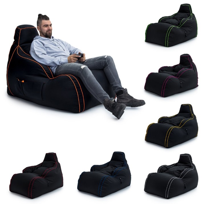Fotoliu puf BeanBag GigaByte Оксфорда XXL Белый