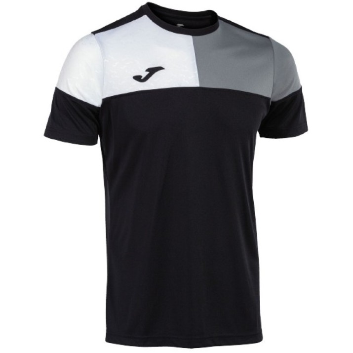 Tricou pentru copii Joma 103084.111 Black/Grey/White 2XS