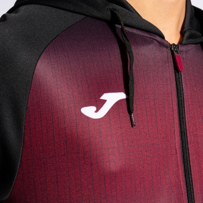 Hanorac pentru bărbați Joma 103236.115 Black/Burgundy L