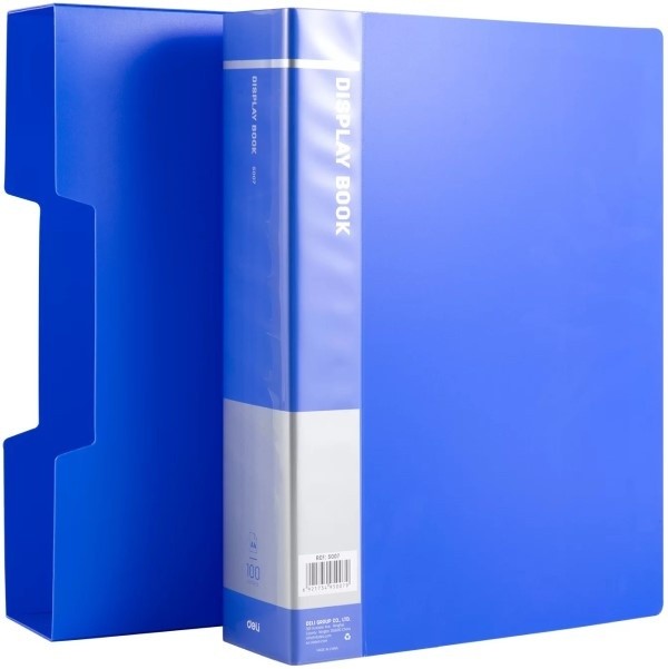 Mapa cu folii Deli А4 100p Blue