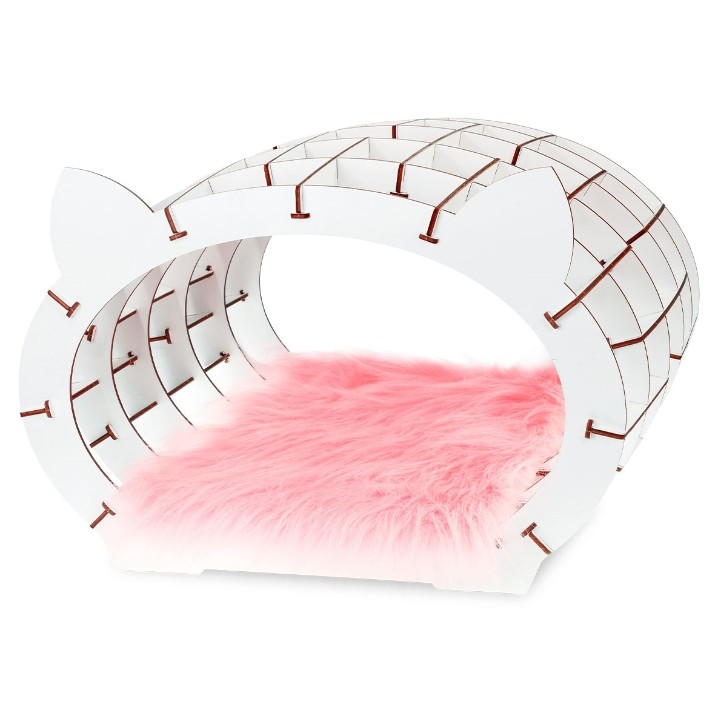 Домик для кошек Ewa Toys Cat’s House White