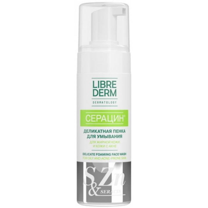 Очищающее средство для лица Librederm Seracin Zink Foaming Face Wash 160ml