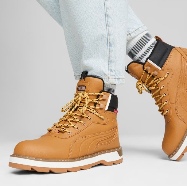 Bocanci pentru bărbați Puma Desierto V3 Puretex Taffy/Puma Black 44