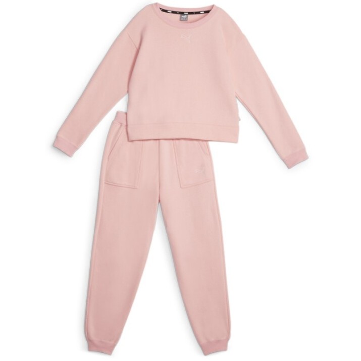 Costum sportiv pentru copii Puma Loungewear Suit Fl G Pink 128