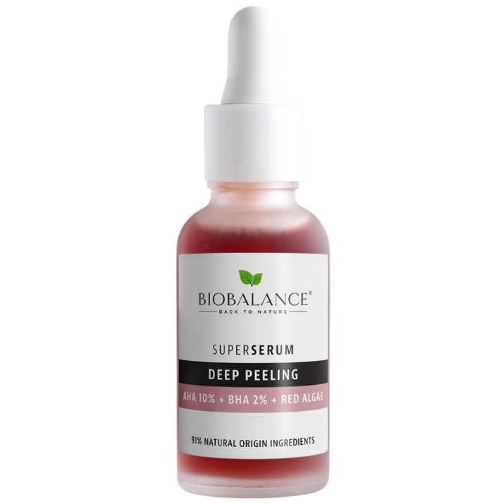Ser pentru față Bio Balance Super Serum AHA 10% + BHA 2% + Red Algae 30ml