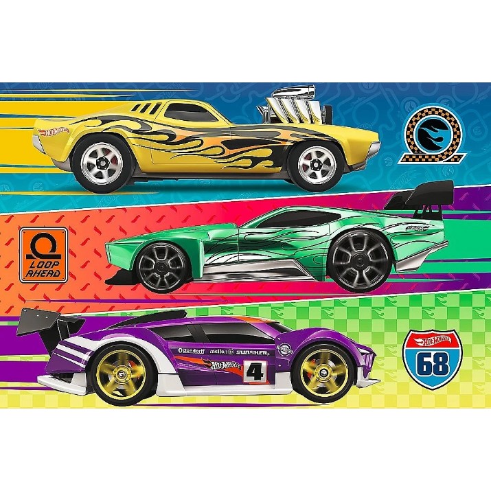 Пазл Trefl 60 Race Mattel Hot Wheels (17389)