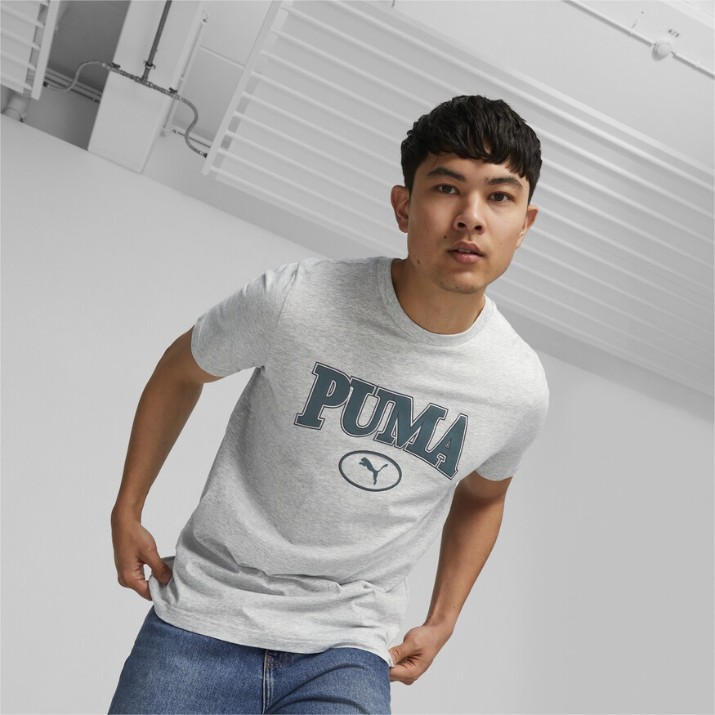Мужская футболка Puma Squad Tee Light Gray Heather S