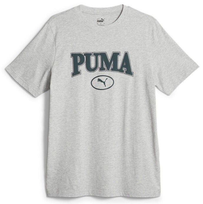 Мужская футболка Puma Squad Tee Light Gray Heather XL