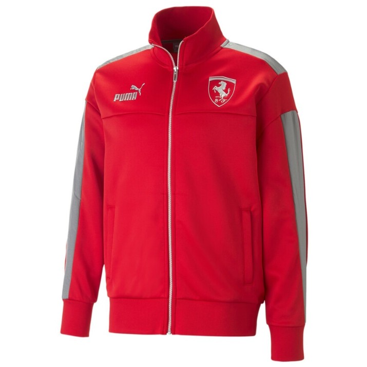 Hanorac pentru bărbați Puma Ferrari Race Mt7 Red XS (53818802)