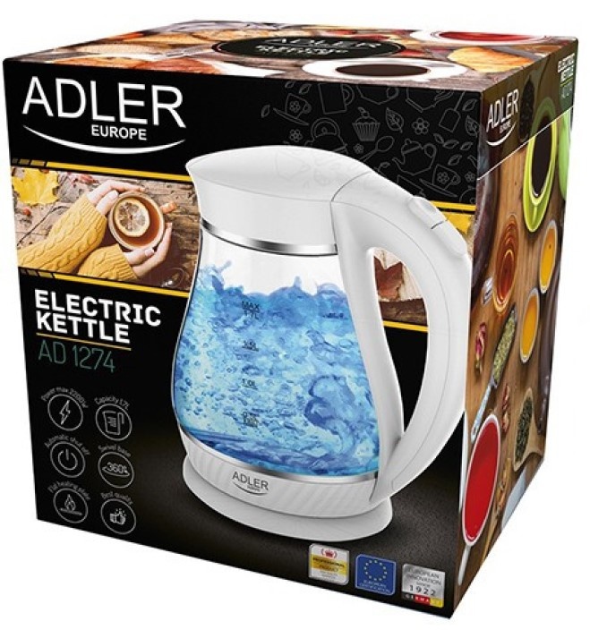 Электрочайник Adler AD-1274 White