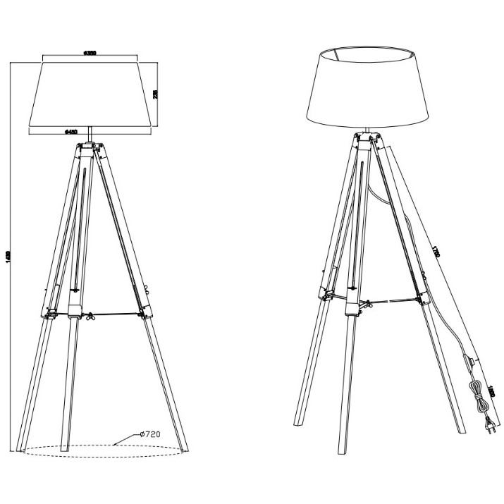 Lampadar Trio R40991011