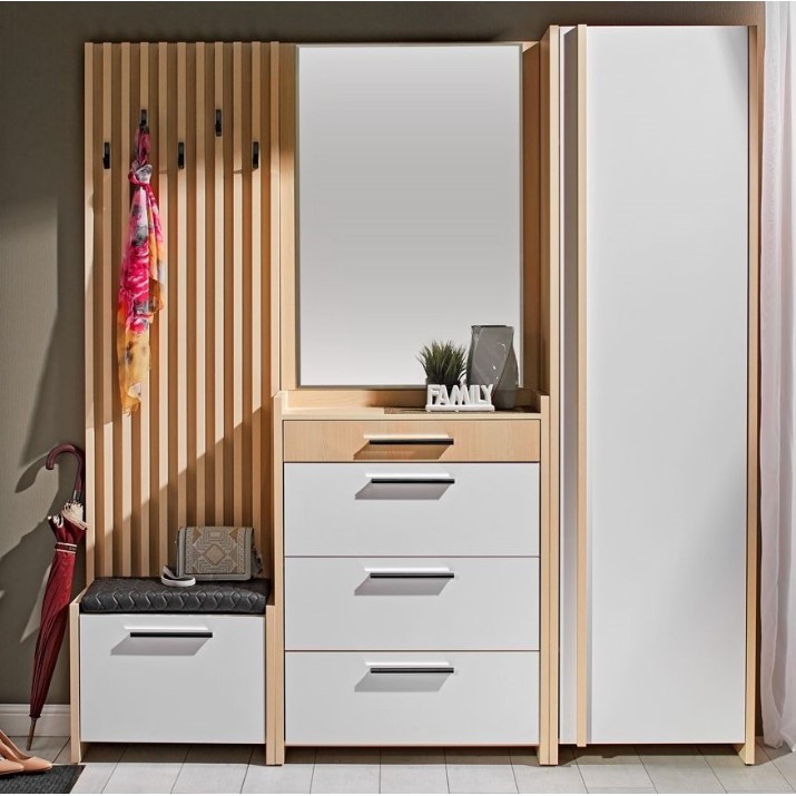 Вешалка Ambianta Solaris 1680x80x600mm Cremona-Alb