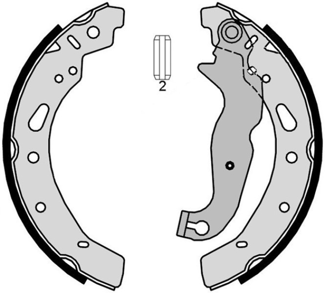 Комплект тормозных колодок Brembo S 24 540