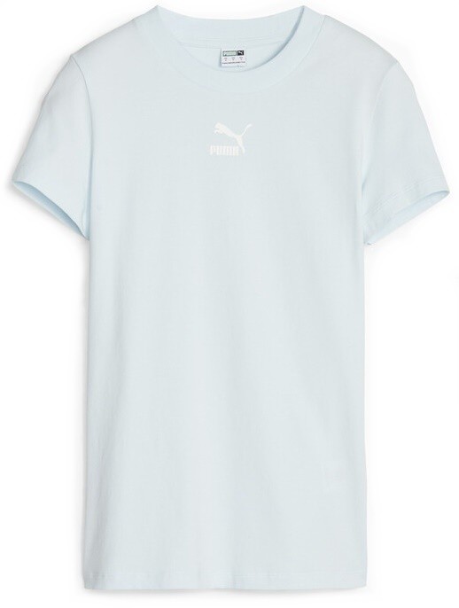 Женская футболка Puma Classics Slim Tee Icy Blue XL