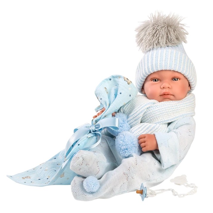 Кукла Llorens Tino Toquilla Bambi Azul (84337)