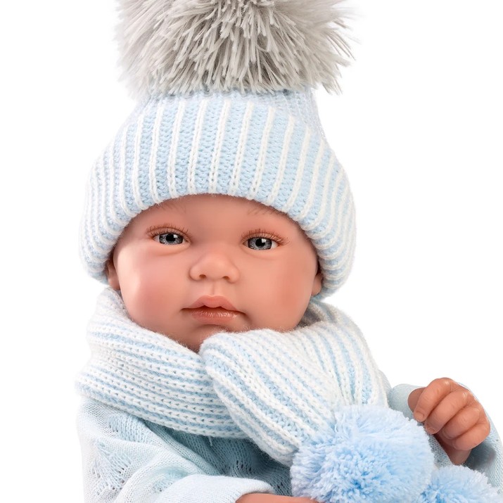 Кукла Llorens Tino Toquilla Bambi Azul (84337)